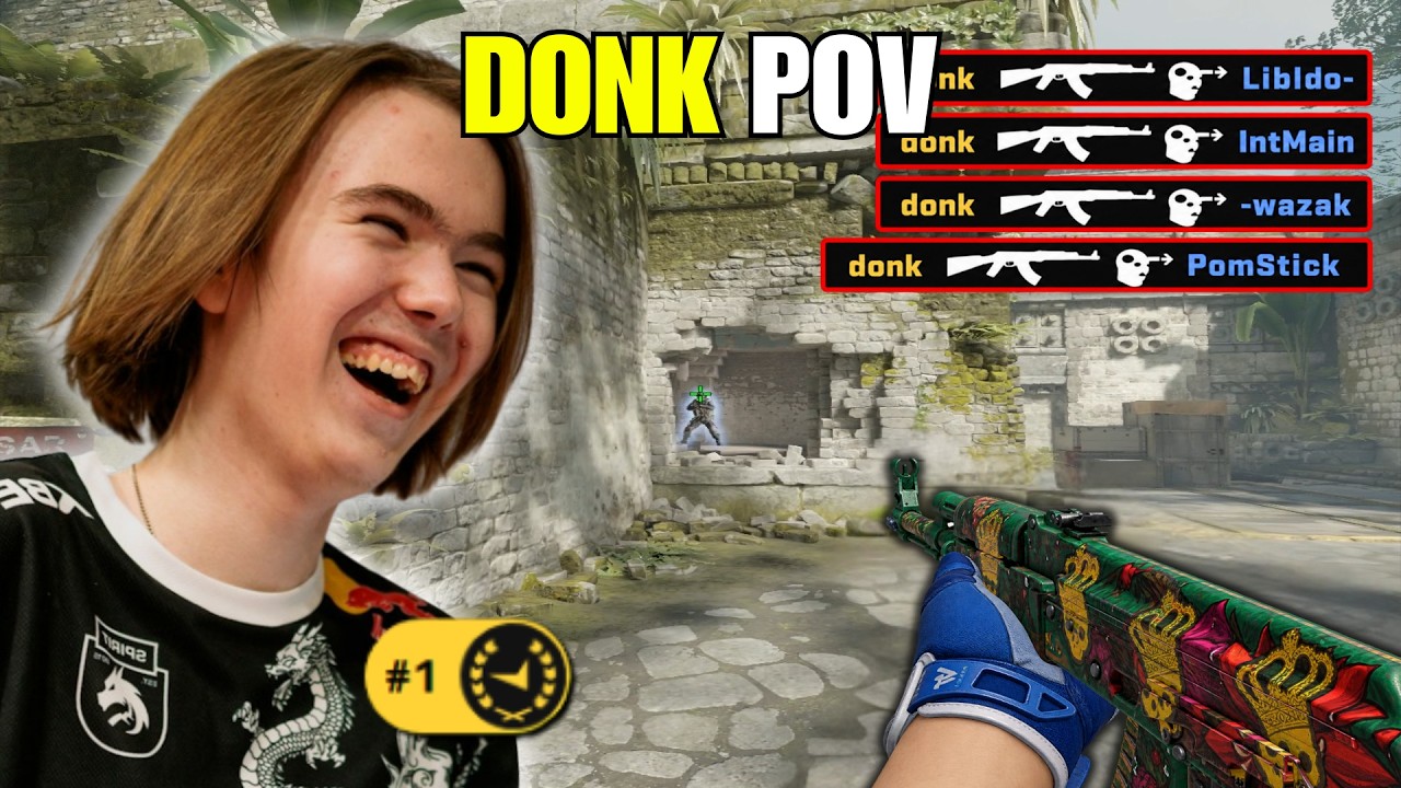 donk УНИЧТОЖИЛ это лобби, чтобы вернуть 1-е место на FACEIT