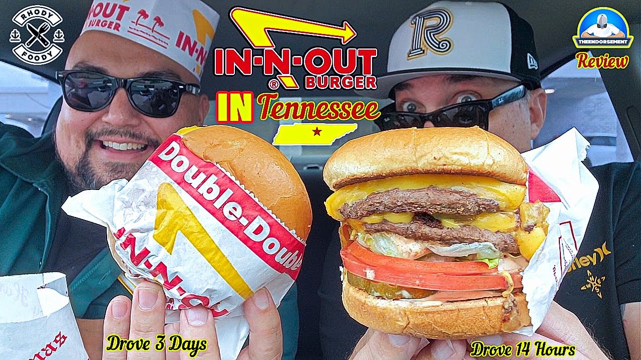 Drove 14 Hours To Review In-n-Out&reg; In Tennessee! 🍔🥤😍 | Double-Double Animal Style! | theendorsement