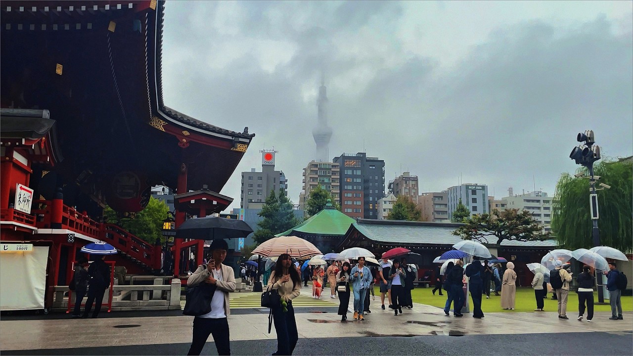 To Asakusa's Sensoji Temple 🏯 | Asakusa Engei Hall | Oct 11 2025 | No Talking Urban Ambience