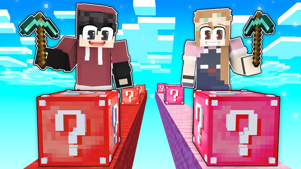 Wetzkie vs Lyn LUCKY BLOCK RACE CHALLENGE
