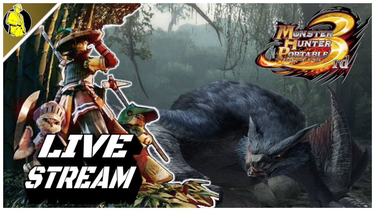A Pretty Fun Game. Live Monster Hunter Portable 3rd Live Stream Day 6