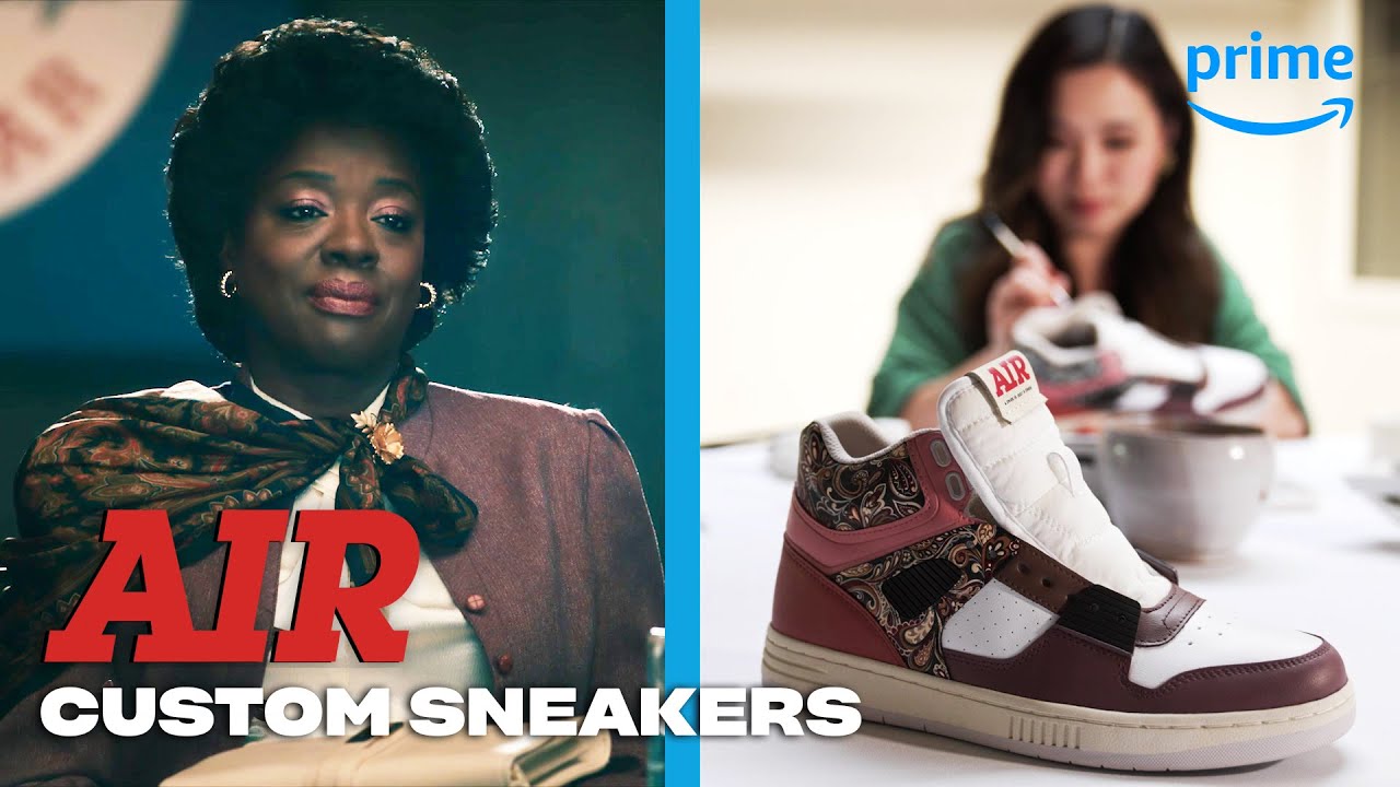 Custom Sneakers Created For Viola Davis by @CESTLAVIC  | AIR | Prime Video