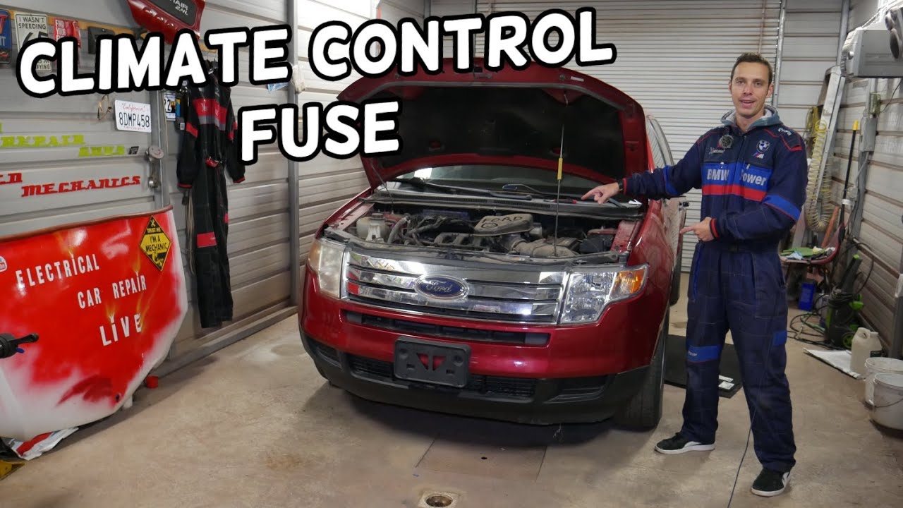 FORD EDGE CLIMATE CONTROL FUSE LOCATION REPLACEMENT. CLIMATE CONTROL DOES NOT WORK