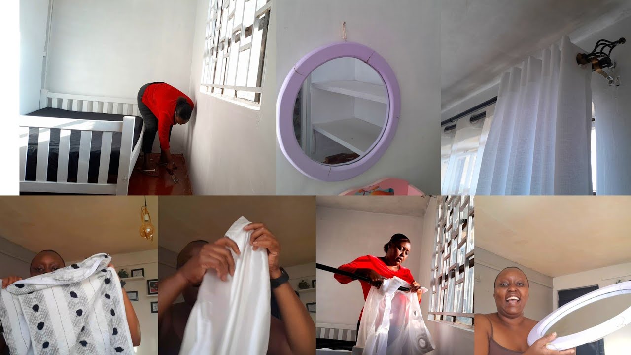 KIDS RM MAKEOVER: BEST LAYOUT FOR A TEEN ROOM//NEW MIRROR &CURTAINS//DECOR SHOPPING