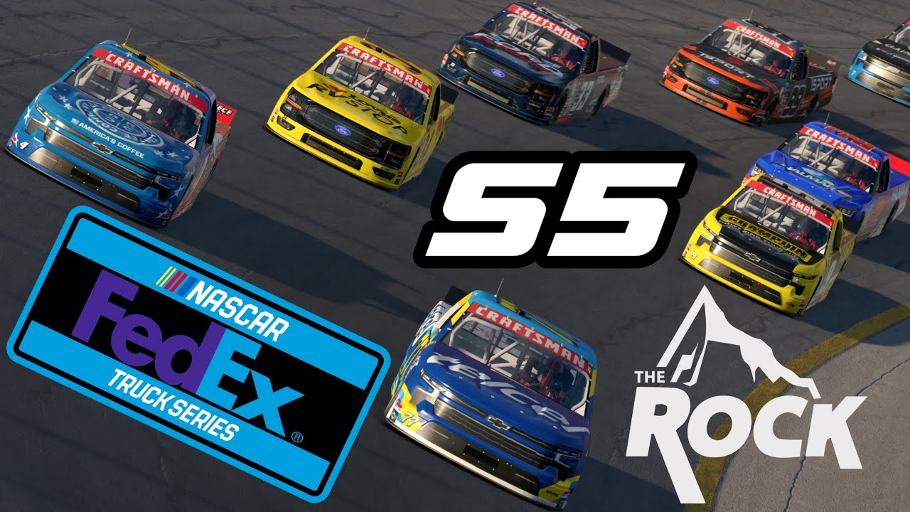 NASCAR iRacing FedEx Truck Series S5 R3 Rockingham LIVE