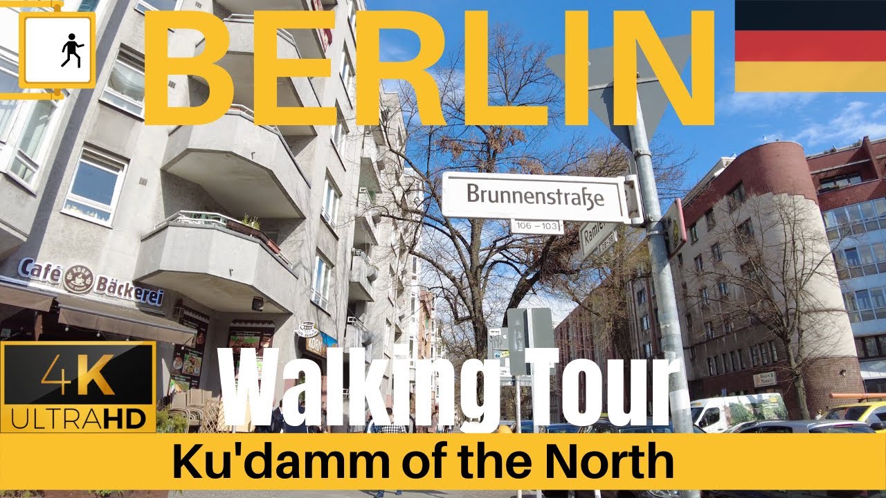 Berlin Germany【4K】Walking Tour in Brunnenstra&szlig;e (Ku&rsquo;damm of the North)