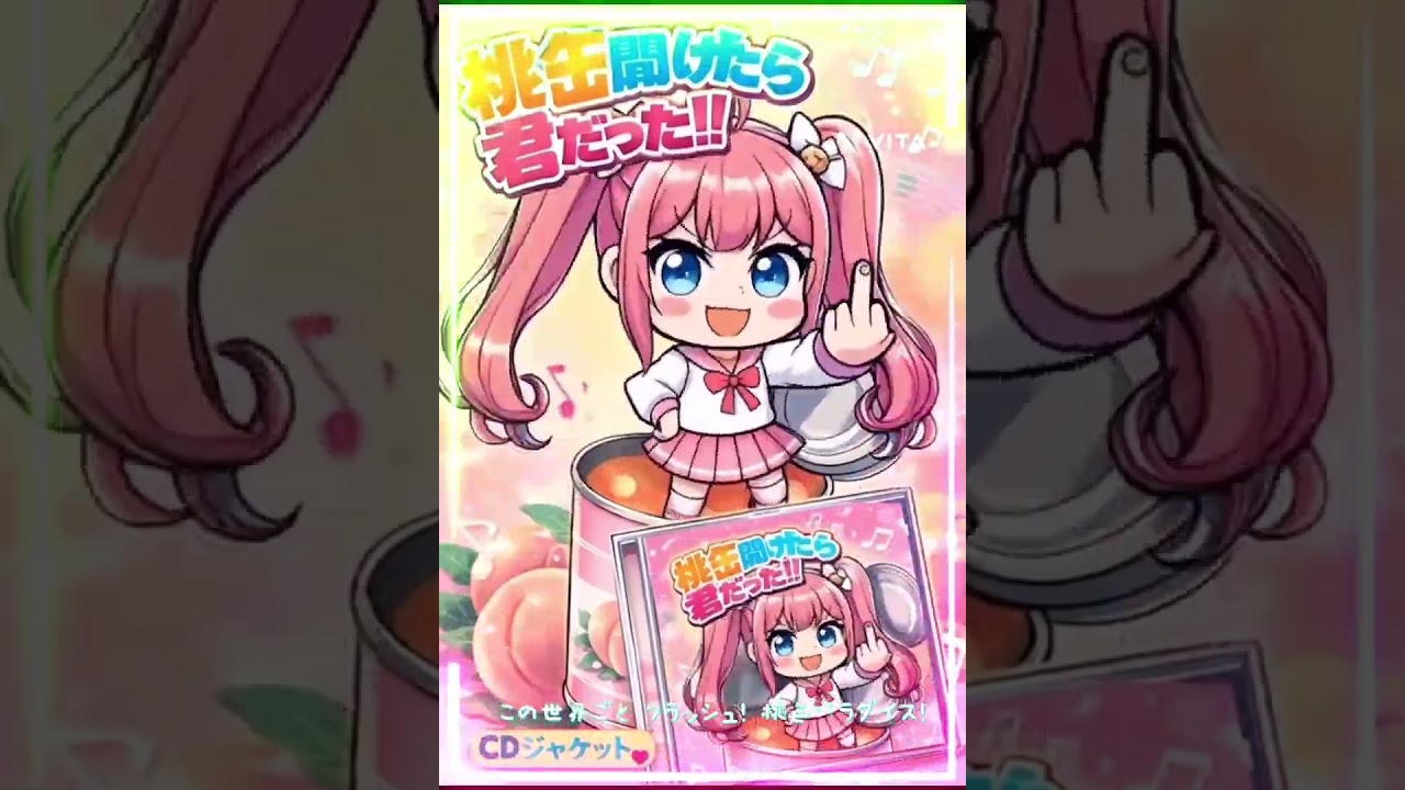 【電波ソング】桃缶開けたら君だった!!【SUNO AI楽曲】