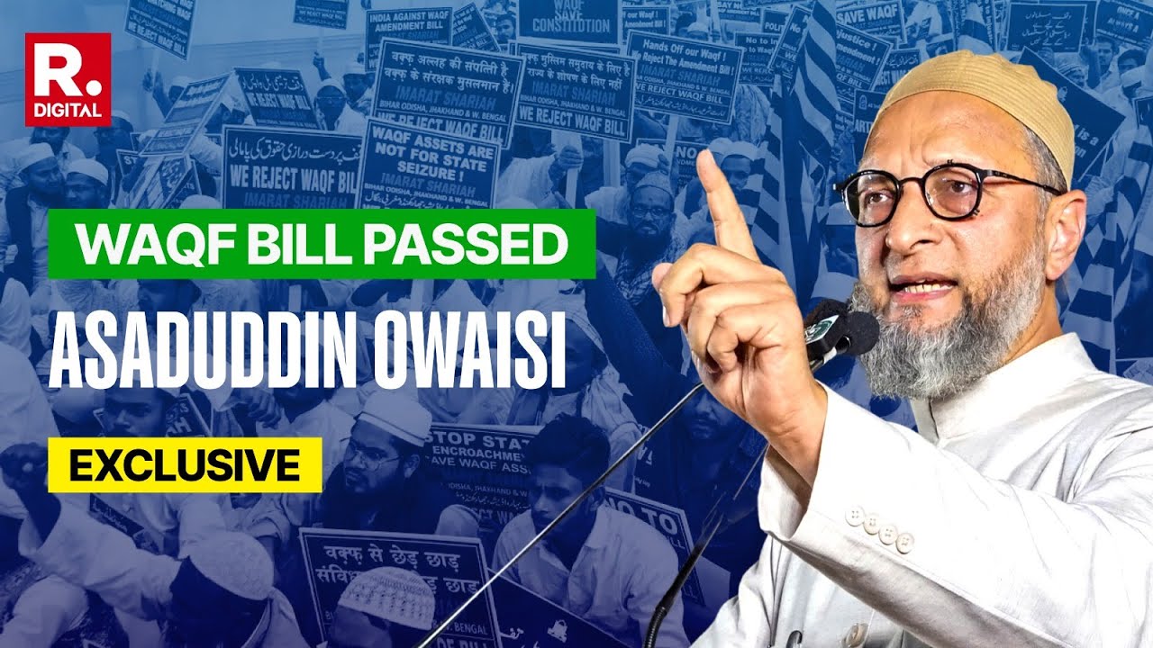 Waqf Bill Exclusive: Asaduddin Owaisi Reacts As Historic Bill Passed In Parliament