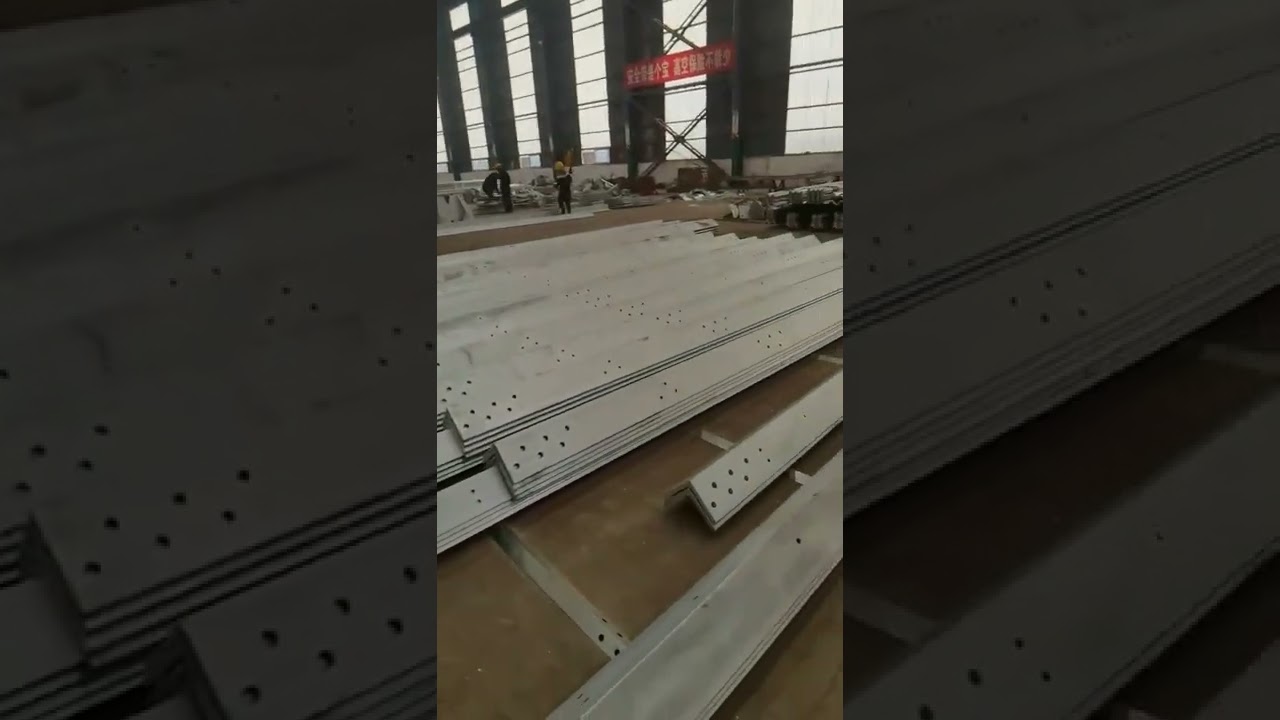 Hot dip galvanized power transmission and transformation tower process equipment