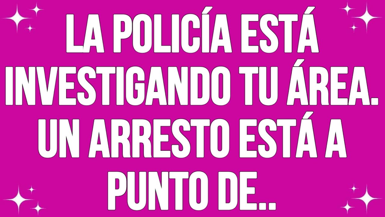 La policía está investigando tu área. Un arresto está a punto de... #god #godmessage
