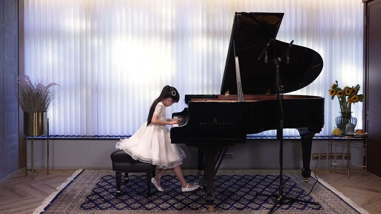 Burgmuller: L’adieu, performed  by Sharon Tse (7 yr)