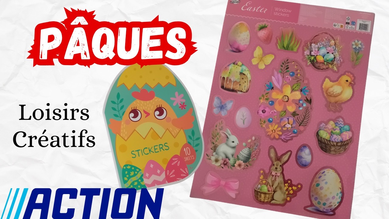🛍️ ✂️ Pâques HAUL ACTION + mini livre de coloriage
