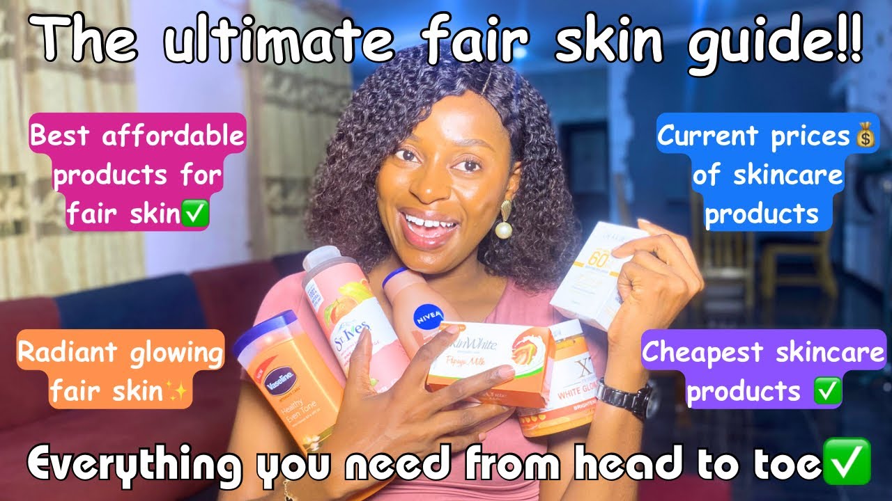 Simple affordable💰head to toe skincare routine for glowing fair skin | cheap skincare for fair skin