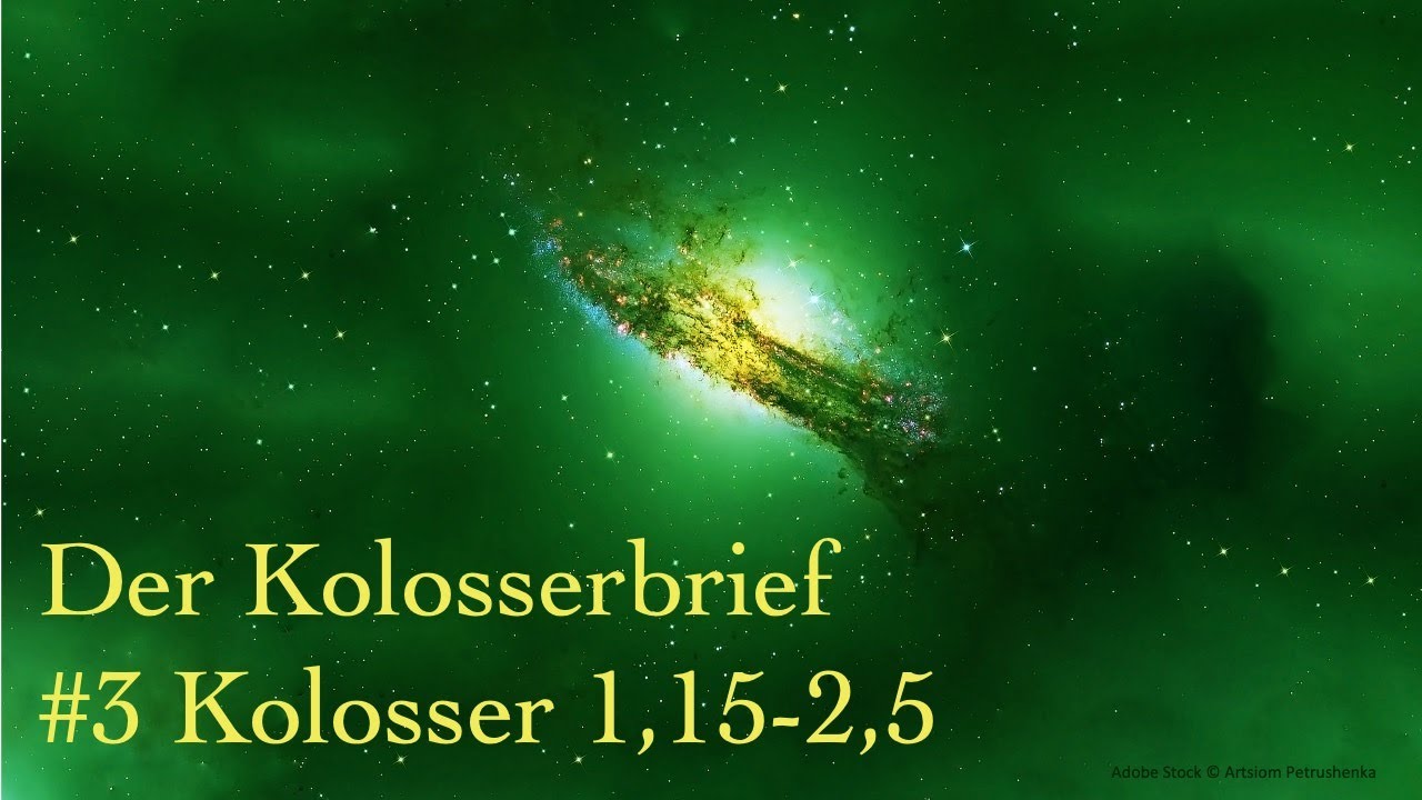 Predigtreihe: Kolosserbrief (3/7) - Christus genügt | Jürgen Fischer