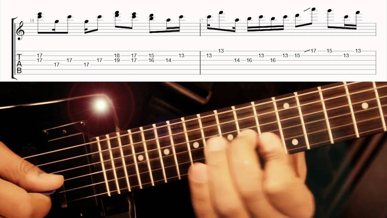 Alain Makaba - Soukous Guitar Transcription - Pile ou Face - part 1 of 4