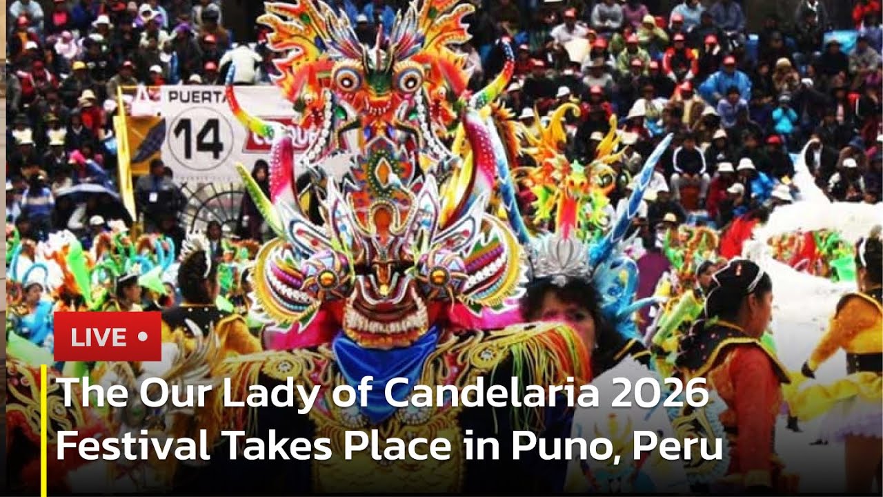 🔴 LIVE: The Our Lady of Candelaria 2026 Festival Takes Place in Puno, Peru | AC13