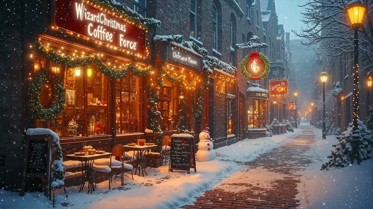 Urban Winter Jazz ❄️ Smooth Street Music for Cold Night Walks