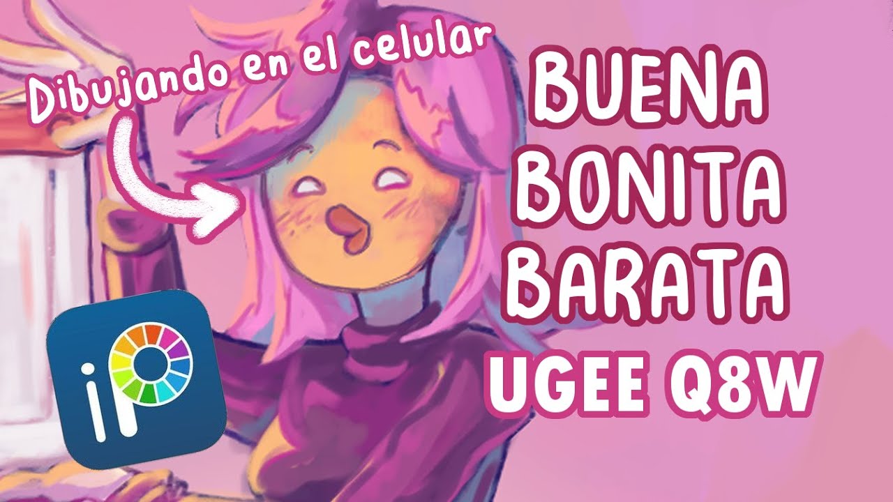 ♥Dibujando en el celular por PRIMERA VEZ (casi) ♥ UGEE Q8W REVIEW♥