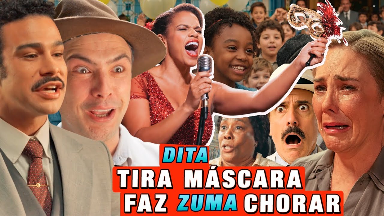 Dita tira a máscara e revela o seu segredo