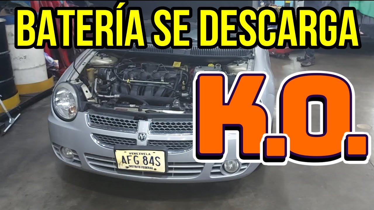 Dodge Neon con Consumo de Corriente ⚡  Descarga la Bateria 🔋 . Uso de Pinza Amperimetra fue la clave