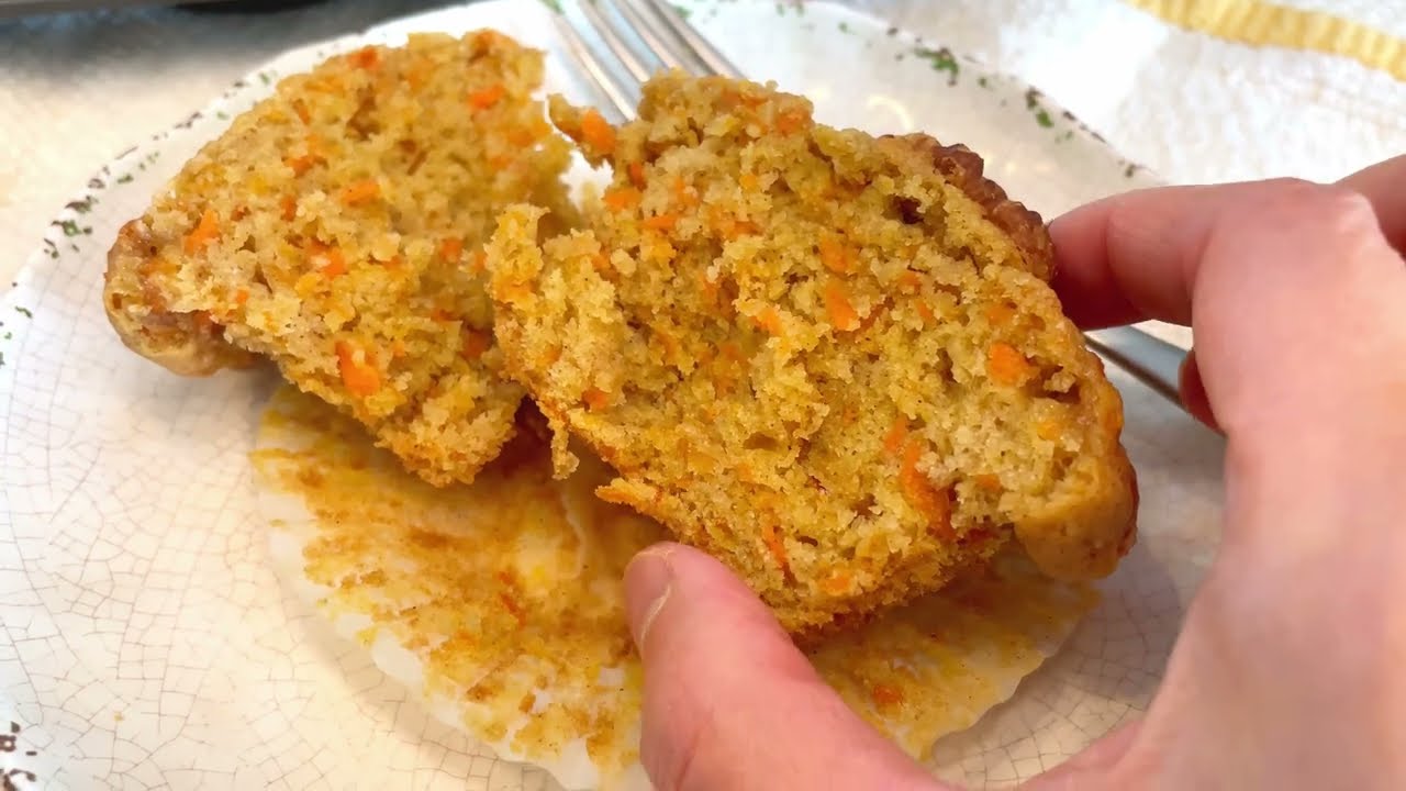 甘筍營養小蛋糕 🥕 Carrot Ginger Muffins