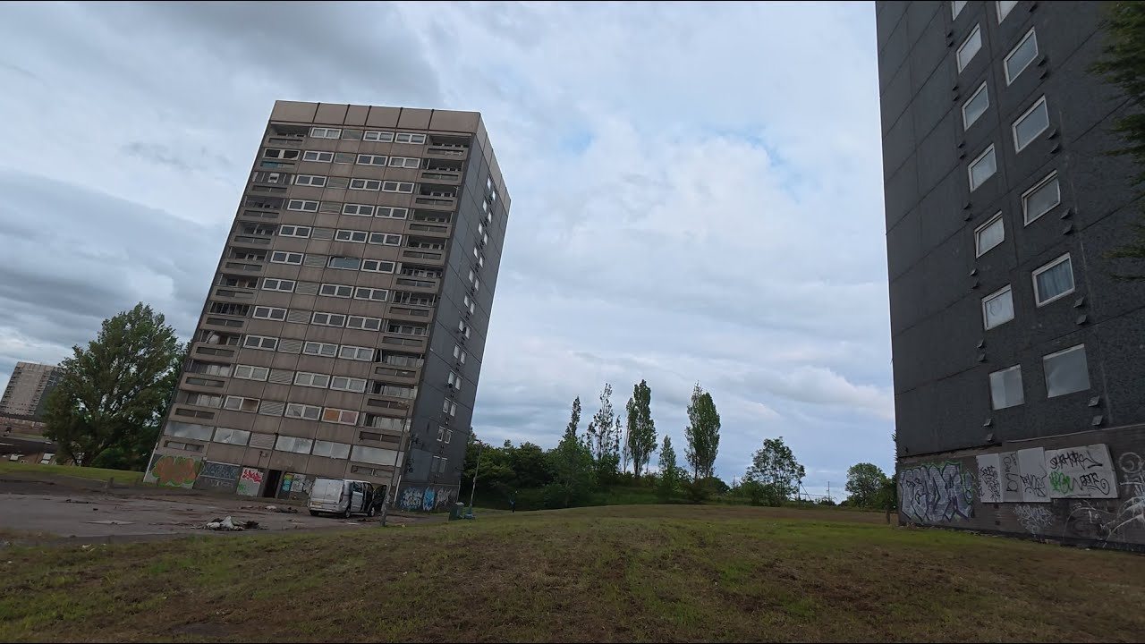 Inside the Crumbling Remains of a Once Busy Council Estate
