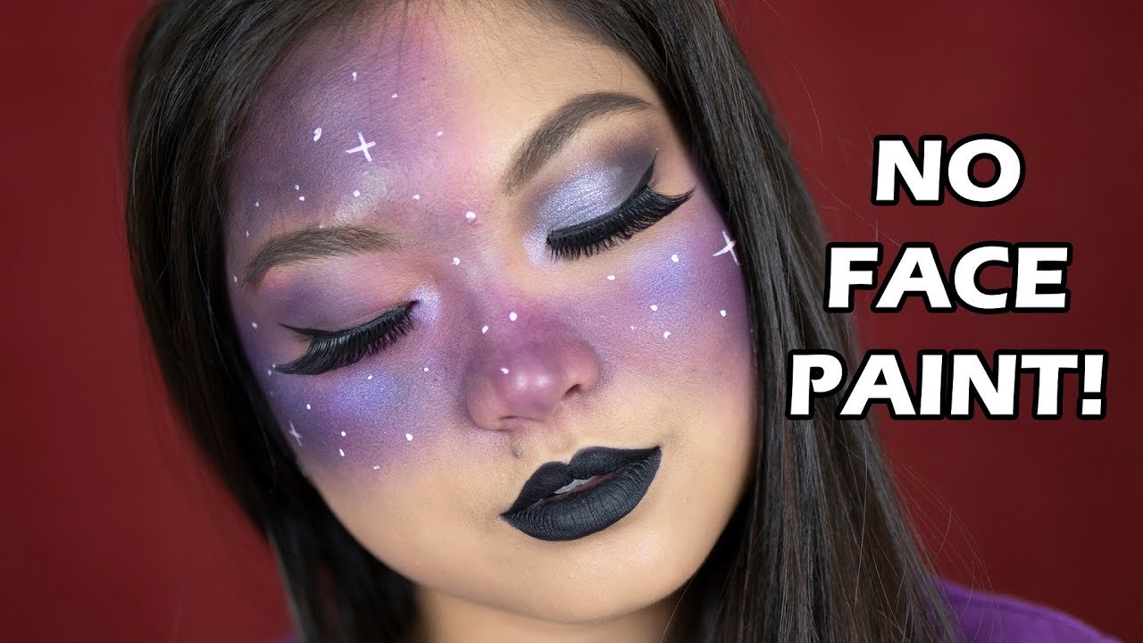 EASY GALAXY MAKEUP TUTORIAL | HALLOWEEN | NO FACE PAINT