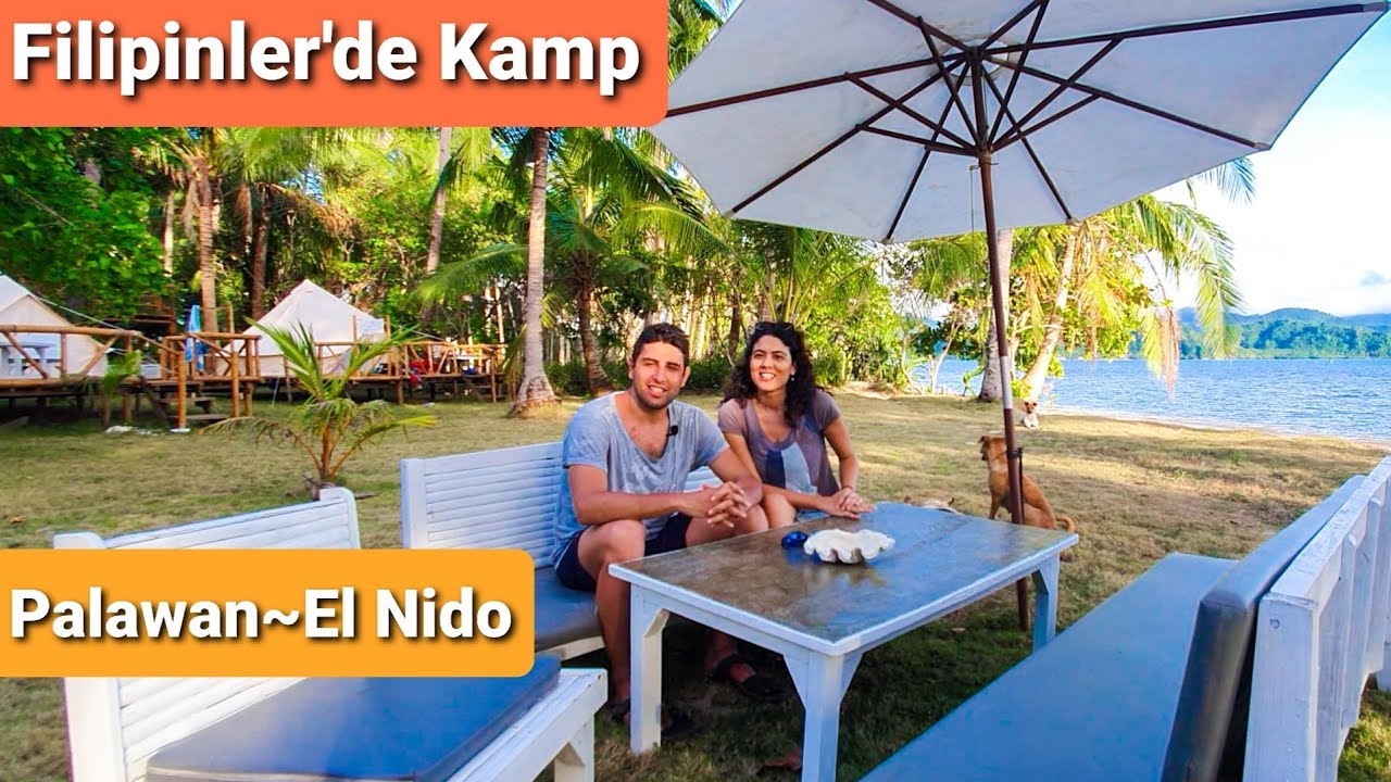 Filipinler'de Konforlu Kamp | Palawan | El Nido | Çadır