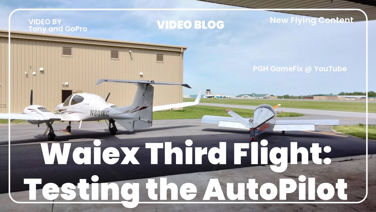 Third Waiex flight: Testing the AutoPilot