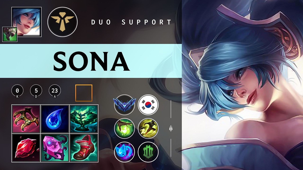 Sona Support vs Hwei - KR Diamond Patch 26.02