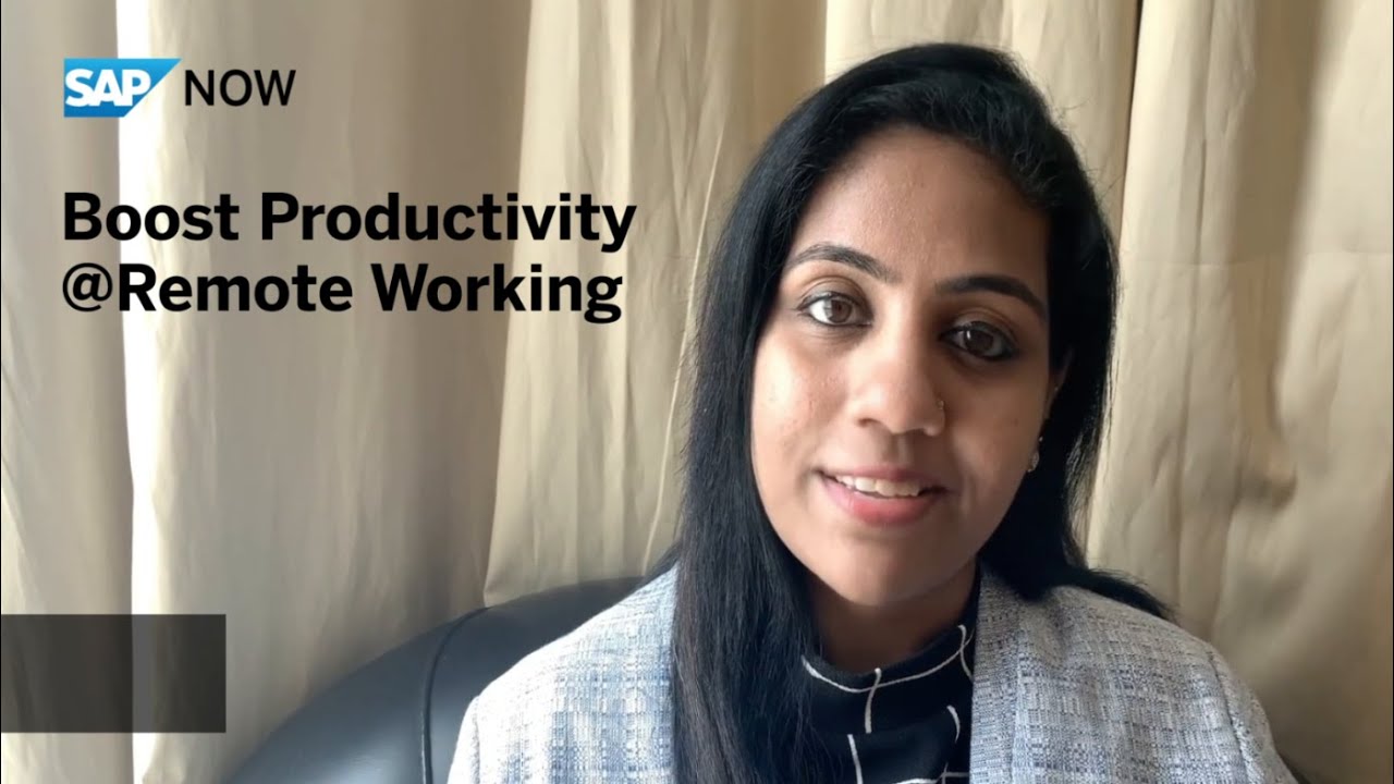 Boost productivity @Remote Working