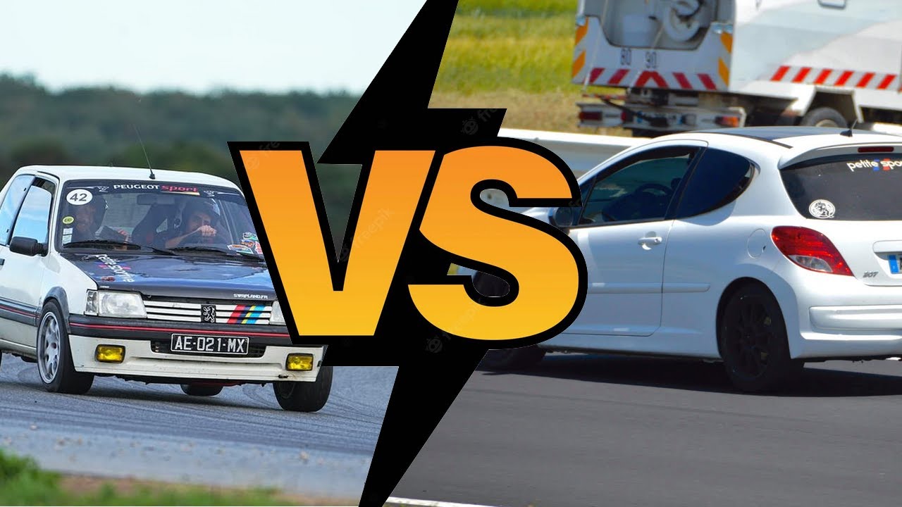 207 RC Vs 205 GTI (Circuit du Bourbonnais)