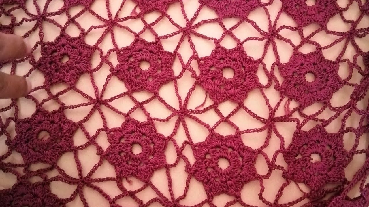 Motivo a crochet y cómo unirlo/Crochet motif and how to join it