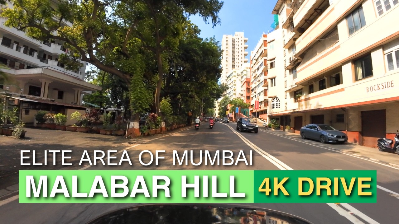 Morning Drive in Mumbai 4K | Nariman Point to Malabar Hill via Nepean Sea Road & Coastal Road Tunnel
