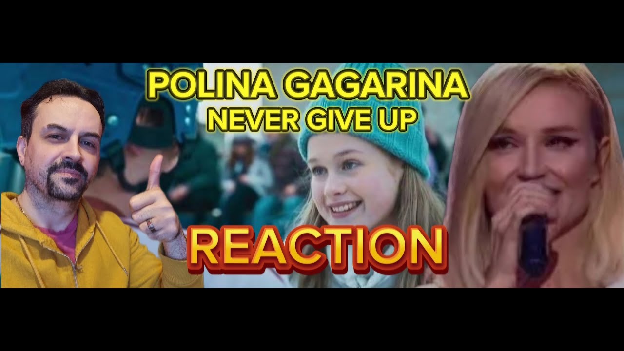 POLINA GAGARINA Полина Гагарина - Не сдавайся никогда! (OST Хоккейные папы) REACTION