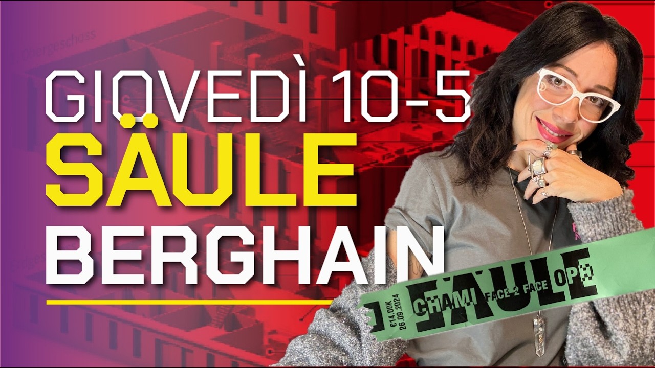 Giovedì Sera al Säule del Berghain: Esclusivo Face-2-Face DJ Set ed il mio Cenerentola Tour