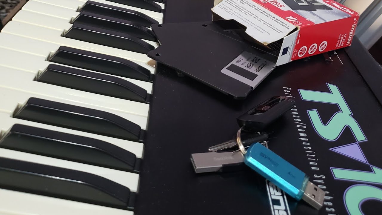 ENSONIQ TS'10 -  1 DISK 1 BANK SET! QAYTA ISHLANGAN WAVLAR!