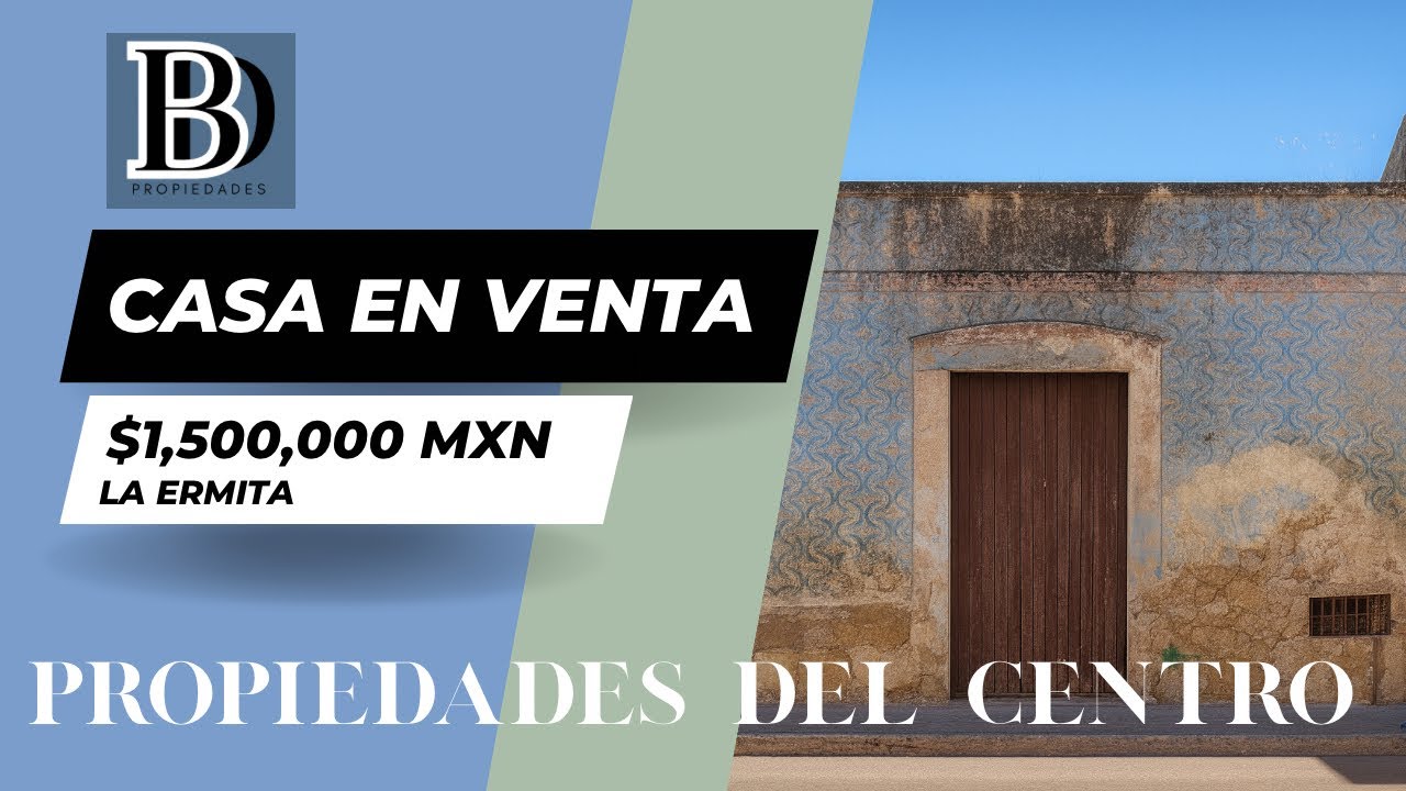Casa en venta &ndash; M&eacute;rida Centro OPORTUNIDAD &Uacute;NICA