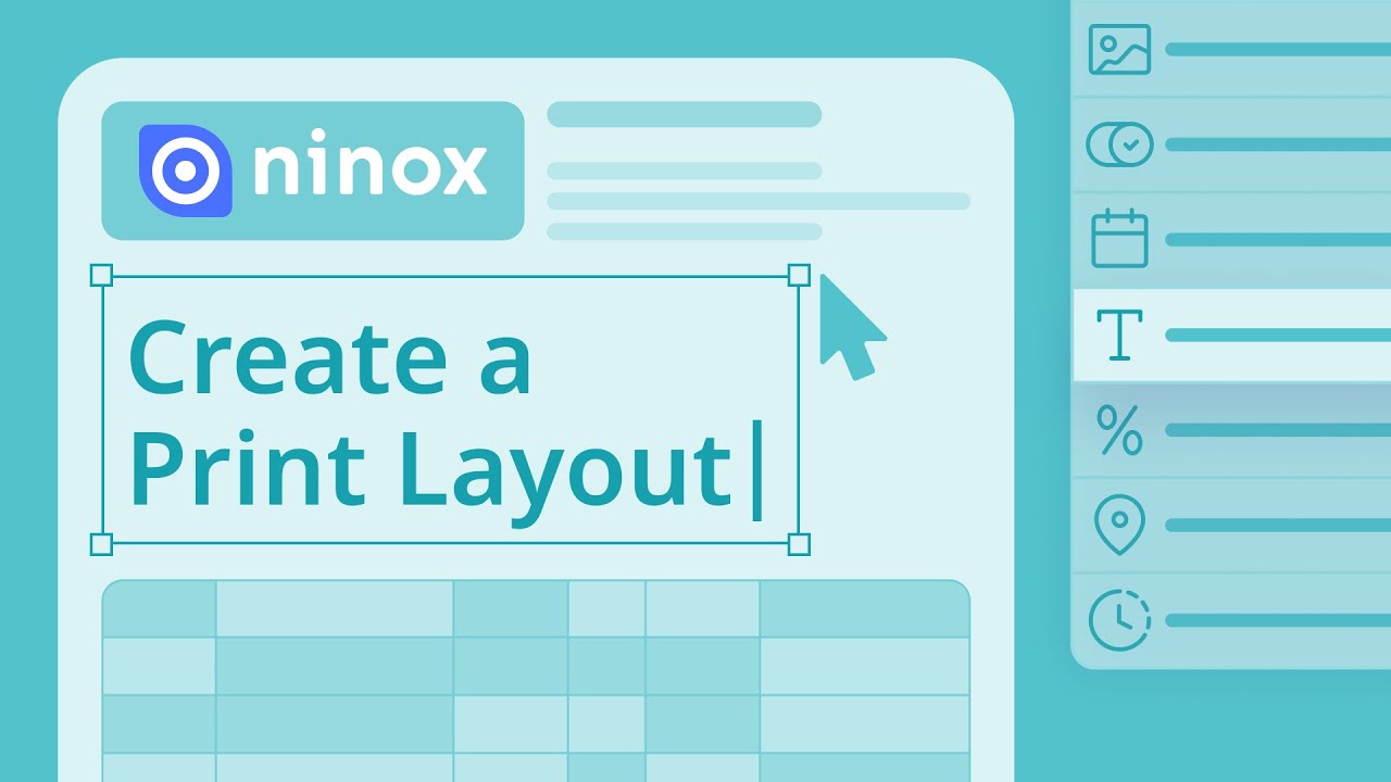 Create a Print Layout | Basics #9 | Ninox Tutorials