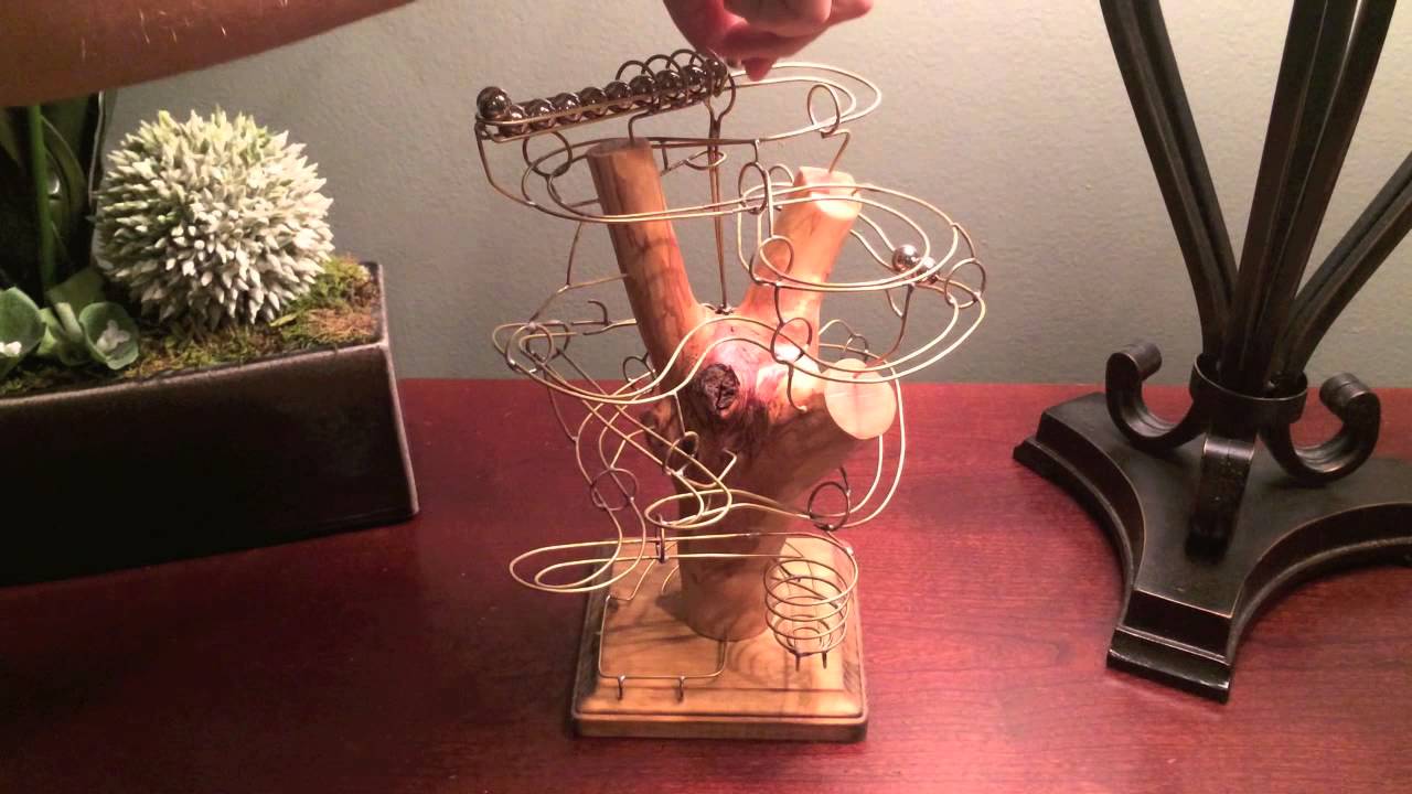Brass Rolling Ball Sculpture 3