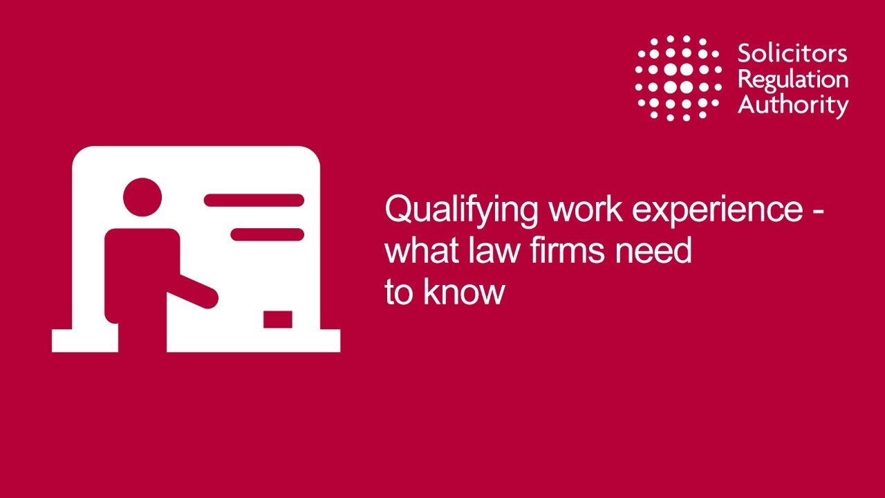 Qualifying work experience - what law firms need to know