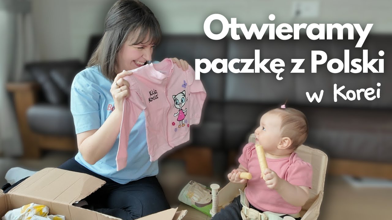 Otwieramy paczkę z Polski w Korei - paczka na święta z Polski - czego nie ma w Korei