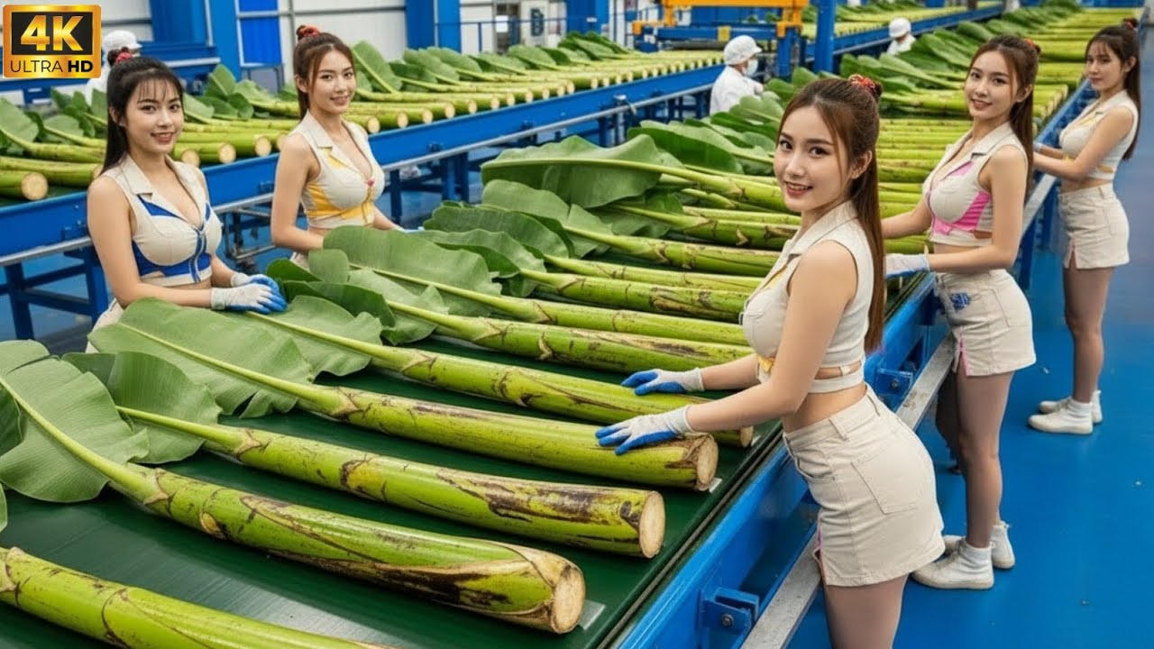 Inside a High-Tech Banana Stem Factory You&rsquo;ve Never Seen Before