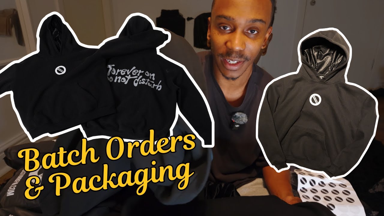 Batch Orders & Packaging | Starting a Clothing Brand  - Episode 2