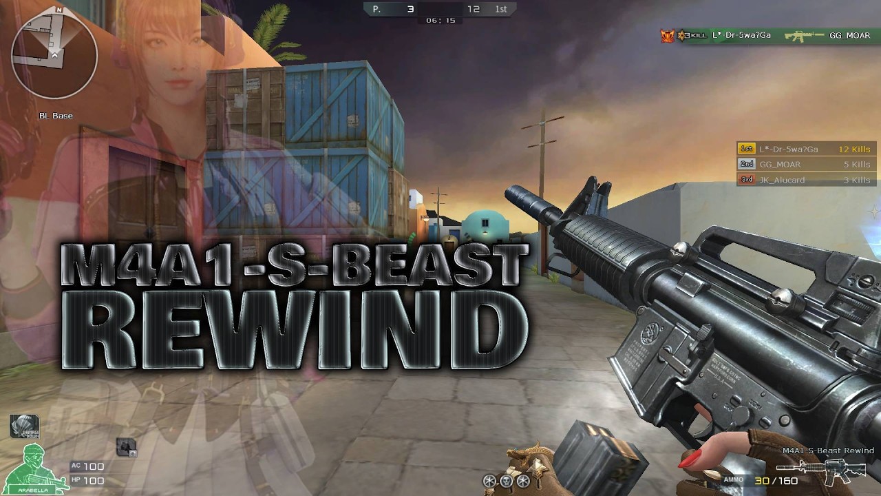 CrossFire West | *NEW* M4A1-S-Beast Rewind FFA Game Played