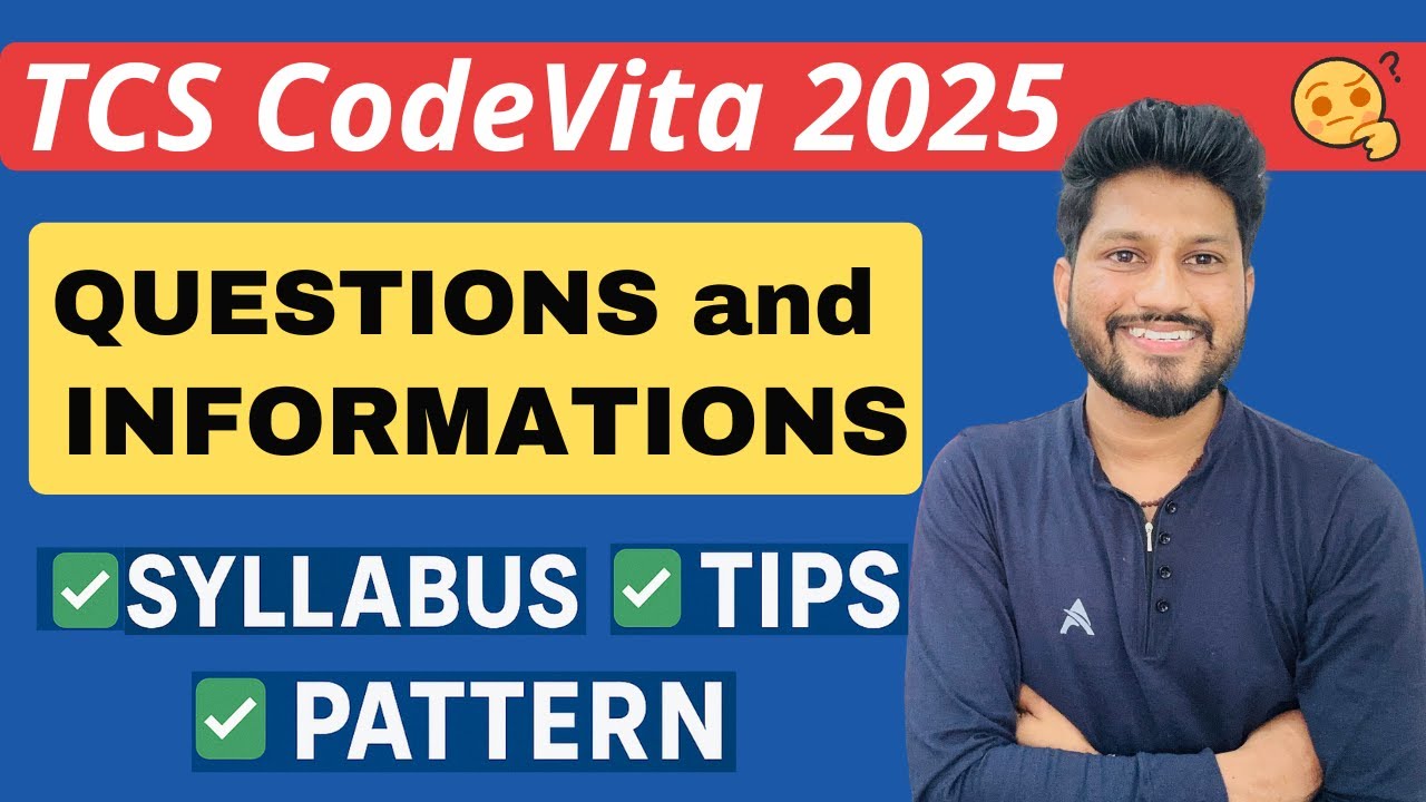 🚀 TCS CodeVita 2025 Full Guide + Important Coding Questions | MUST WATCH for Fresher
