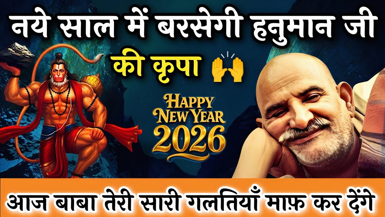 नये साल में बरसेगी हनुमान जी की कृपा | आज बाबा तेरी सारी गलतियाँ माफ़ कर देंगे | Neem Karoli Baba | 