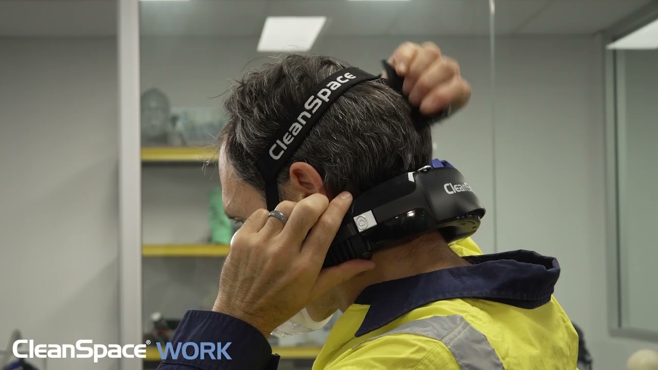 CleanSpace&reg; WORK  |   Easy-to-Doff Half Mask