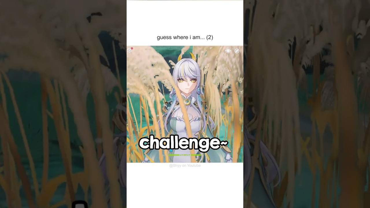 УГАДАЙТЕ, ГДЕ Я!!!... (2) 😭 #genshinimpact