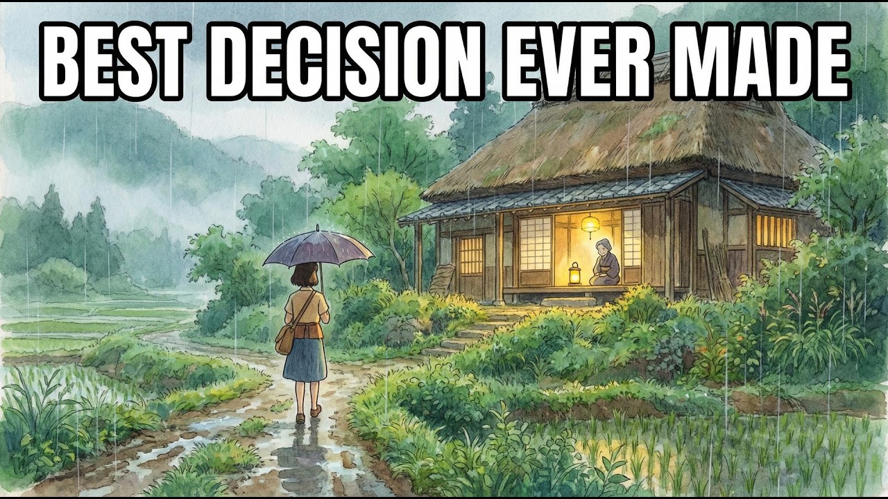 🌧️ POV: Spending a Rainy Weekend at Grandma's Seaside Countryside Home | Ghibli ASMR Ambience